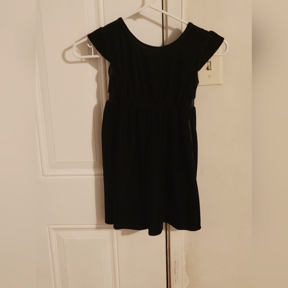 Black velvet and sequence dress For toddler - Picture 2 of 2